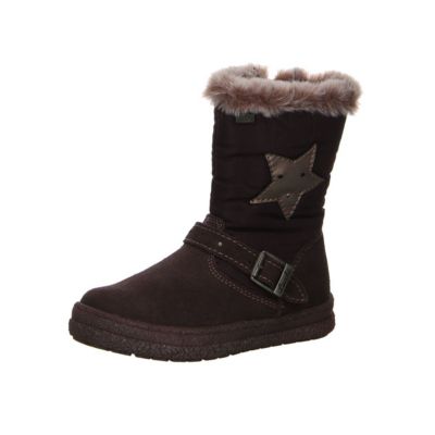 Stiefel dunkelbraun Gr. 25 M�dchen Kleinkinder