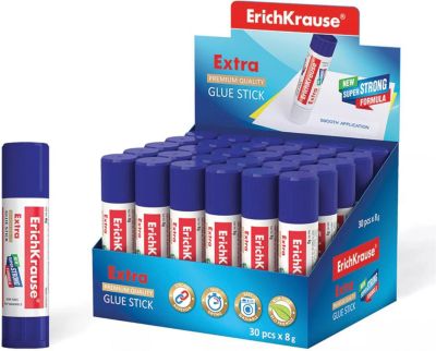 Клей-карандаш ErichKrause® Extra, 8г