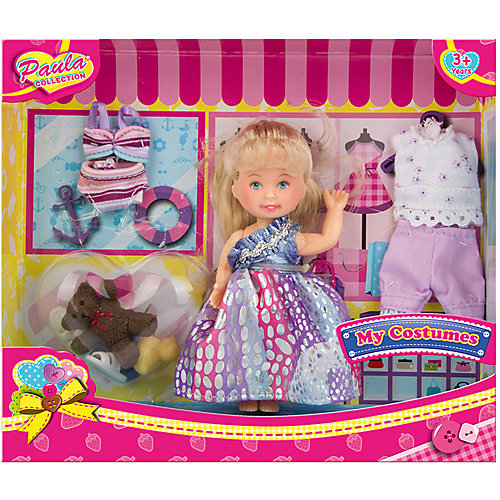 Игровой набор Paula "Модница: разноцветное платье" от Paula