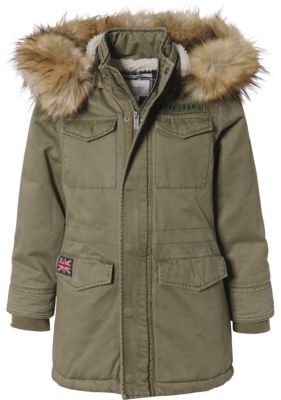 Parka ELCANO braun Gr. 140 Jungen Kinder