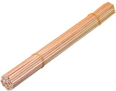 Dekost�be 50 St�ck, Buche 40 cm lang, Durchm. 5 mm