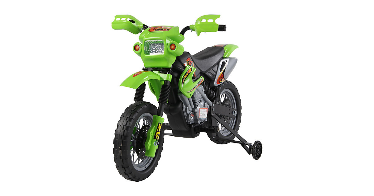 HOMCOM Kindermotorrad grün