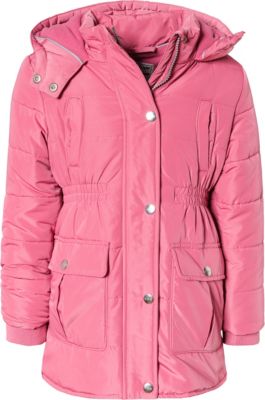 SEAUR Wintermantel Kinder Mädchen - Gefütterte Winterjacke Mit Abnehmbarer Kapuze - Warme Fleece Jacke Für Outdoor - Größen 3-9 Jahre