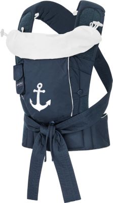 Babytrage Bondolino Plus, marine mit Anker dunkelblau