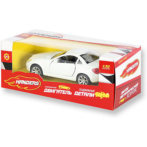 Машинка Handers Mercedes-Bens SLK белый, 1:32 от Handers