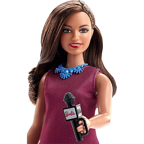Кукла к 60-летию Barbie "Кем быть?" Журналист от Mattel