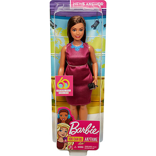 Кукла к 60-летию Barbie "Кем быть?" Журналист от Mattel
