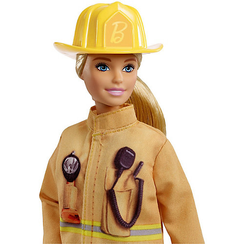 Кукла к 60-летию Barbie "Кем быть?" Пожарный от Mattel