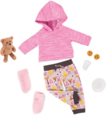 Puppe Kleidung Pyjamas Nachtwäsche für 18 Zoll Doll Puppen Geschenk Handm QQ67 