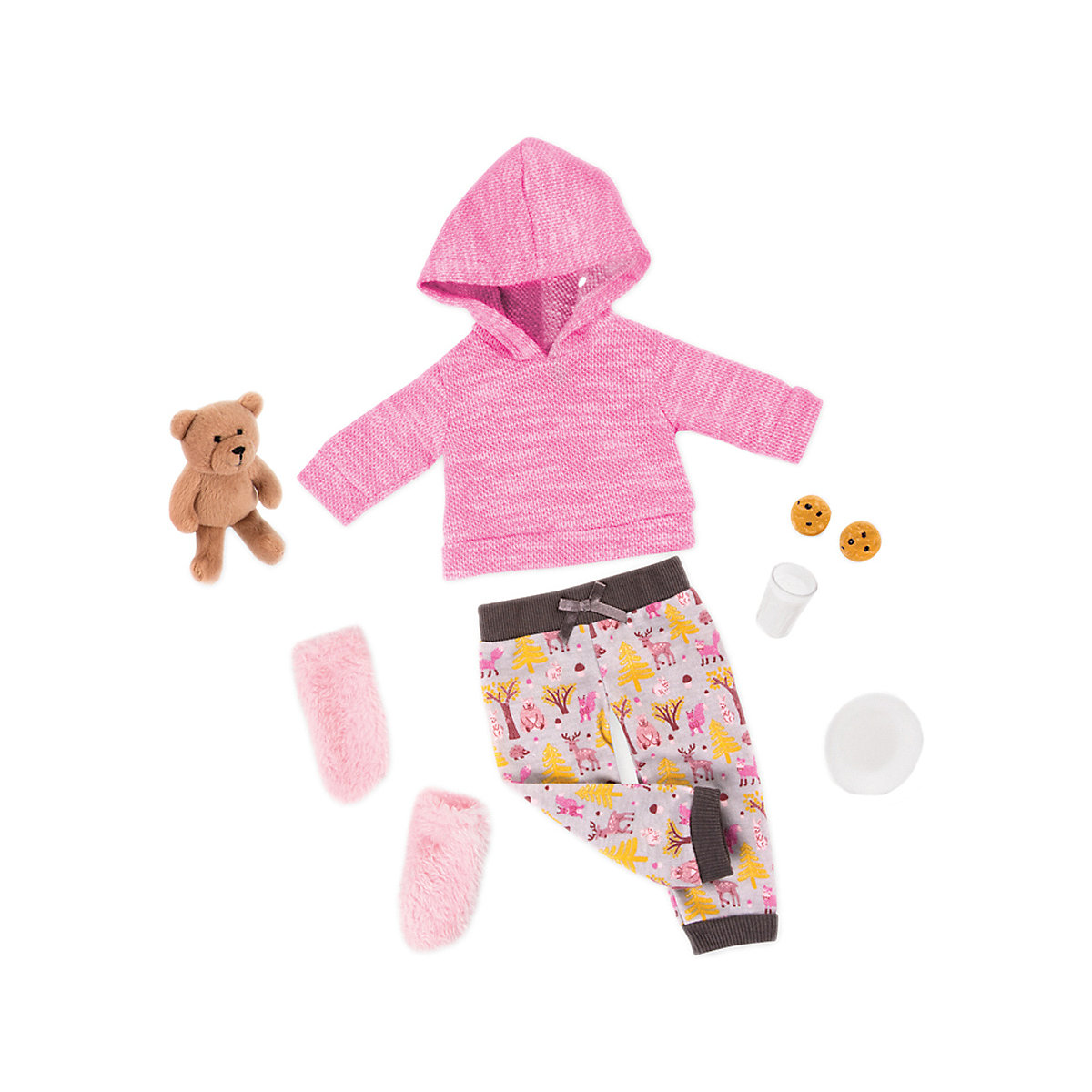 Our Generation Deluxe Schlafanzug & Teddybär für 46cm Puppen