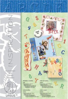 Buchstaben und Zahlen Stream, k�nigsblau