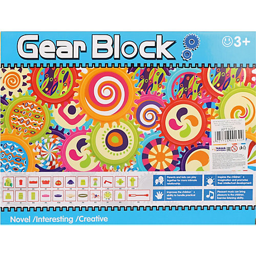 Конструктор Наша Игрушка Gear Block Поезд с радиоуправлением, 91 деталь от Наша Игрушка