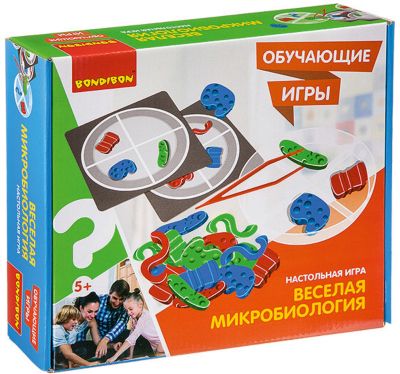 Настольная игра Bondibon "Веселая микробиология"