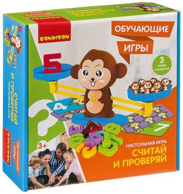 Настольная игра Bondibon "Считай и проверяй"