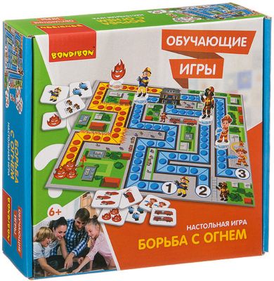 Настольная игра Bondibon "Борьба с огнем"
