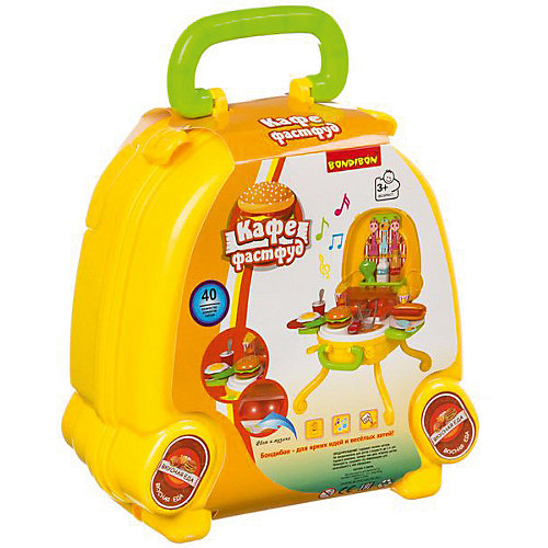 Набор игровой Bondibon Кафе фастфуд, 40 деталей от Bondibon