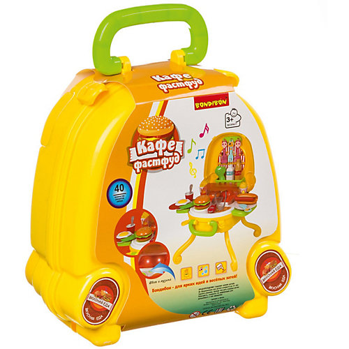 Набор игровой Bondibon Кафе фастфуд, 40 деталей от Bondibon