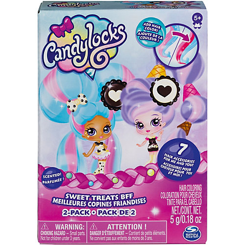 Набор мини-кукол Spin Master Candylocks "Сахарная милашка" Чарли и Чип, 8 см от Spin Master