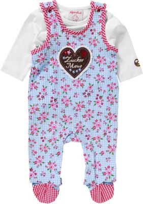 Strampler blau Gr. 56 M�dchen Baby