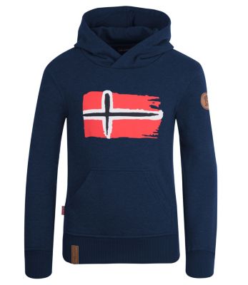 Kinder Kapuzenpullover blau Gr. 110
