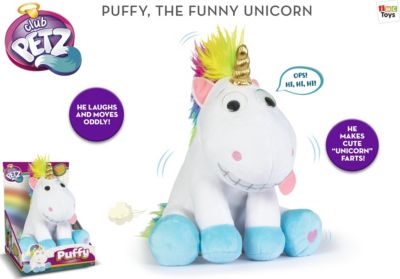 Интерактивная игрушка IMC Toys Club Petz Funny "Единорог" Puffy от IMC Toys