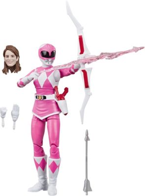 Power Rangers Lightning Collection Mighty Morphin Pinker Ranger Figur bunt