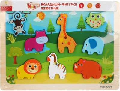 Вкладыши-фигурки Mapacha Животные