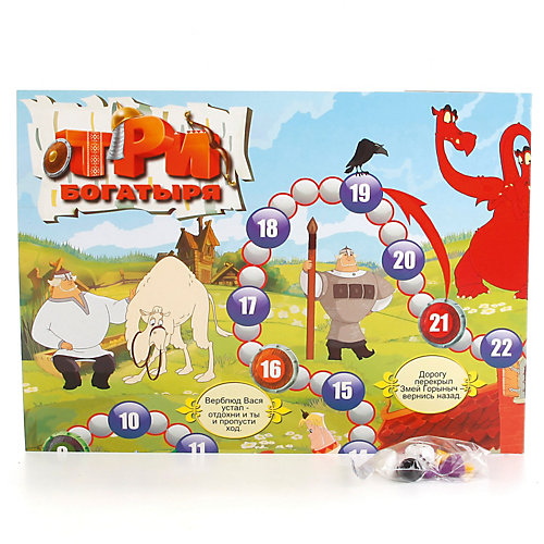 Настольная игра-ходилка Умка Три богатыря от Умка