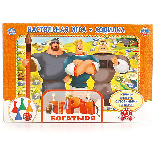 Настольная игра-ходилка Умка Три богатыря от Умка