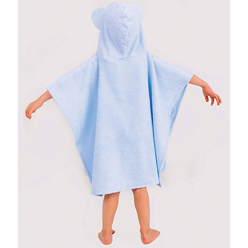 Полотенце с капюшоном BabyBunny, размер L - голубой от BabyBunny