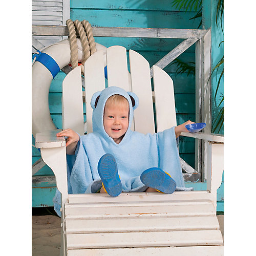 Полотенце с капюшоном BabyBunny, размер М - голубой от BabyBunny