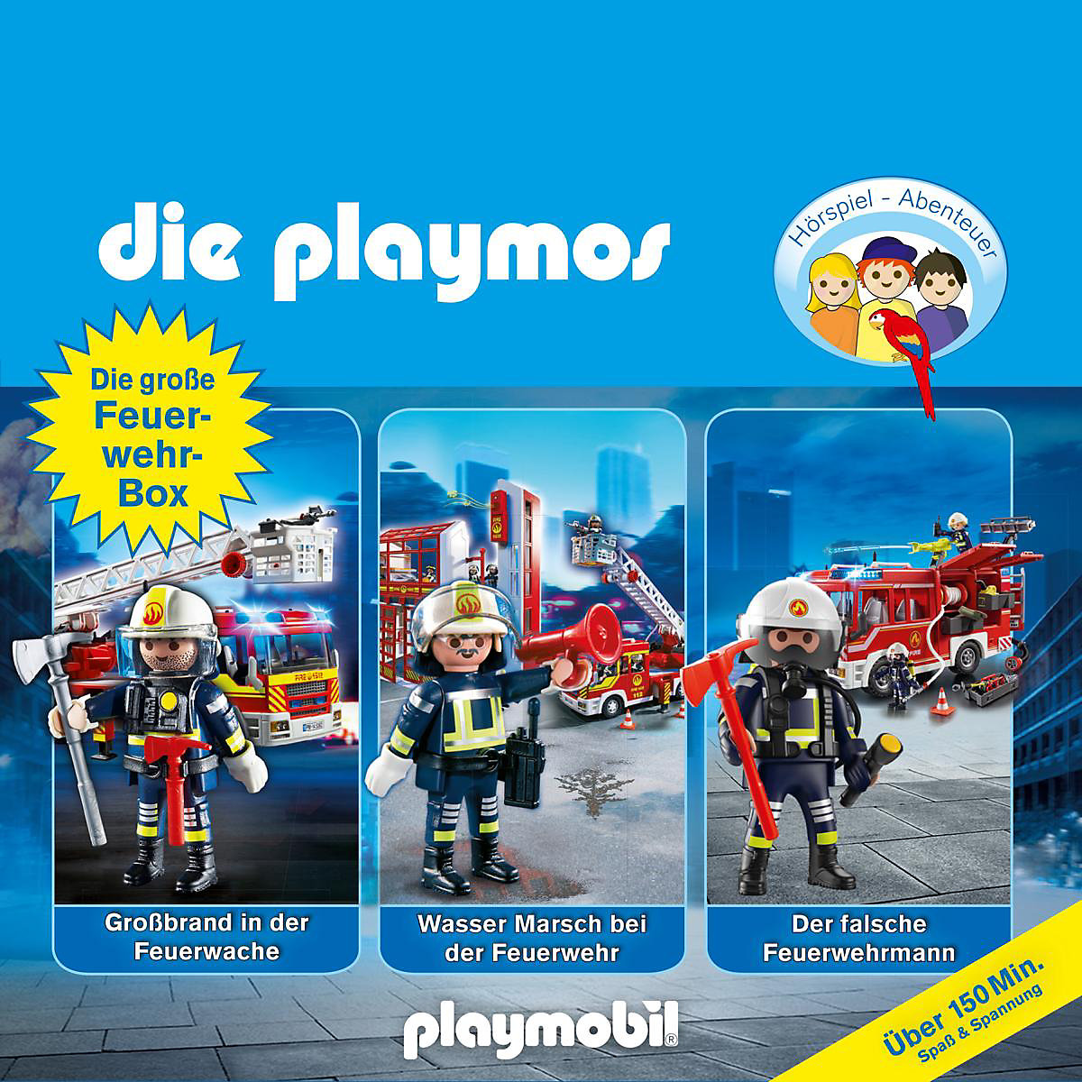 CD Die Playmos Die große Feuerwehr-Box (3 CDs)