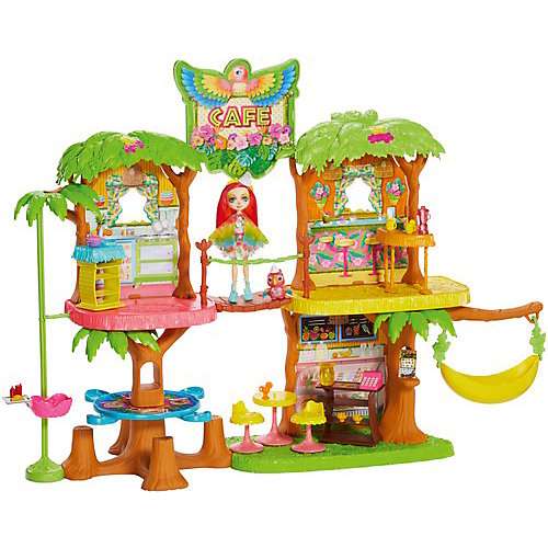 Игровой набор Enchantimals "Джунгли-кафе" Пикки Какаду и Шини от Mattel