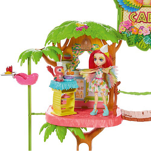 Игровой набор Enchantimals "Джунгли-кафе" Пикки Какаду и Шини от Mattel