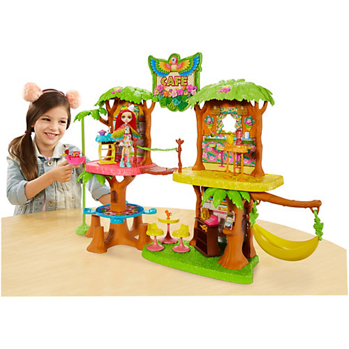 Игровой набор Enchantimals "Джунгли-кафе" Пикки Какаду и Шини от Mattel