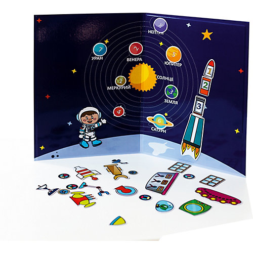 Магнитная книга База Игрушек Космос от База Игрушек