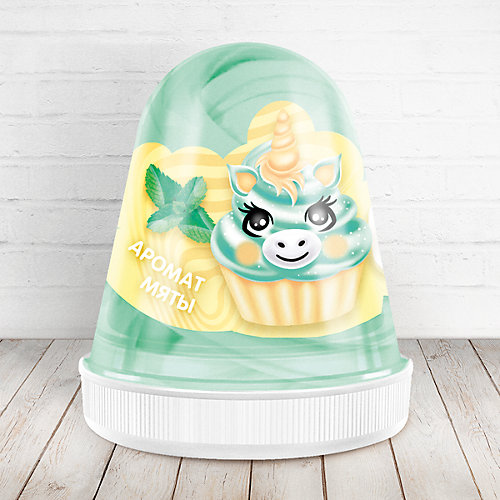 Слайм Monster Slime Fluffy Мята мятный, 120 мл от KiKi