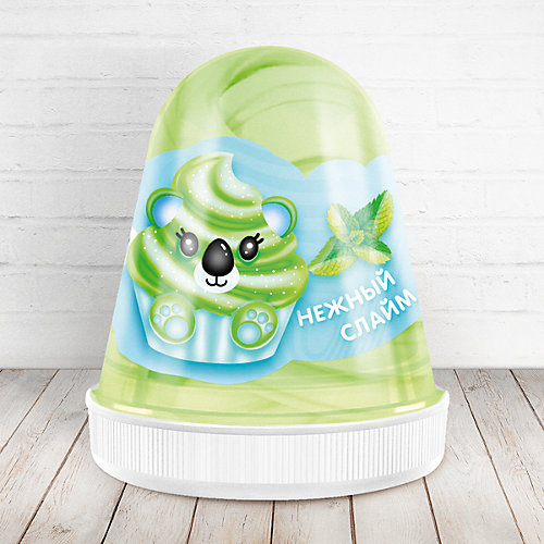 Слайм Monster Slime Fluffy Мята зелёный, 120 мл от KiKi