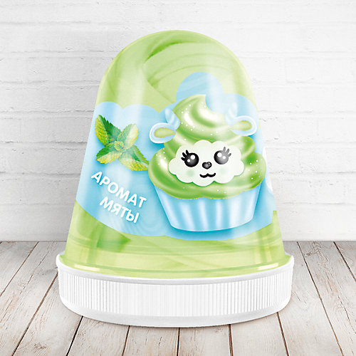 Слайм Monster Slime Fluffy Мята зелёный, 120 мл от KiKi