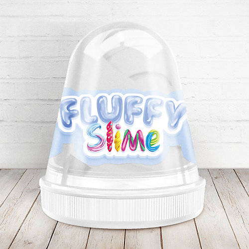 Слайм Monster Slime Fluffy Ваниль белый, 120 мл от KiKi