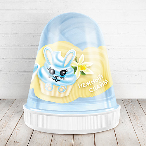 Слайм Monster Slime Fluffy Ваниль светло-голубой, 120 мл от KiKi