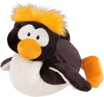 Pinguin Frizzy 30cm liegend schwarz