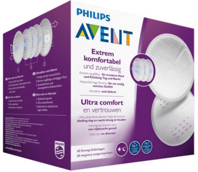 Одноразовые вкладыши в бюстгальтер Philips Avent, 60 шт