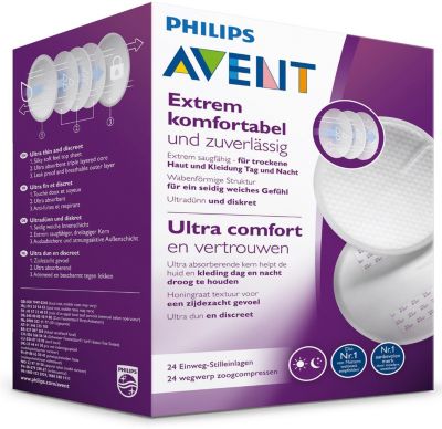 Вкладыши одноразовые в бюстгальтер Philips Avent Ultra Comfort, 24 шт