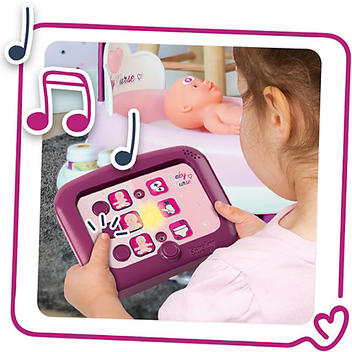 Набор по уходу с куклой и планшетом Smoby Baby Nurse от Smoby