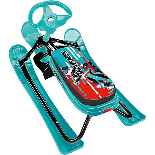 Снегокат Nika "Ника кросс" Kids sportbike, чёрный каркас от Nika-Kids