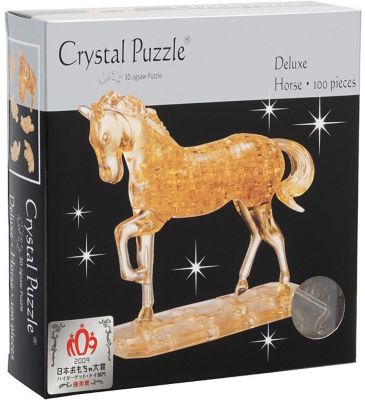 3D головоломка Crystal Puzzle Лошадь золотая