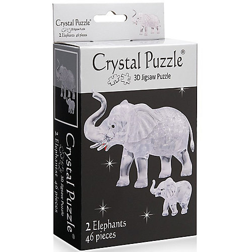 3D головоломка Crystal Puzzle Два слона от Crystal Puzzle