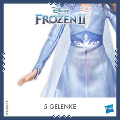 Disney Die Eiskönigin Elsa Puppe mit langem blondem Haar und blauem