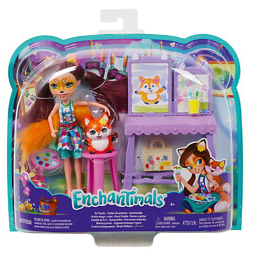 Игровой набор Enchantimals Арт-студия с Фелисити Фокс от Mattel